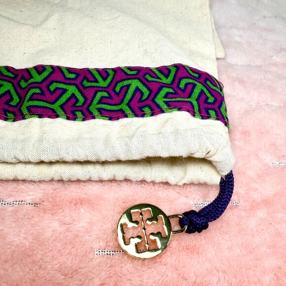 Tory Burch Emerson Chain Wallet Crossbody Tan 5" x 8" Purse Handbag w/ Dust Bag - Picture 13 of 13